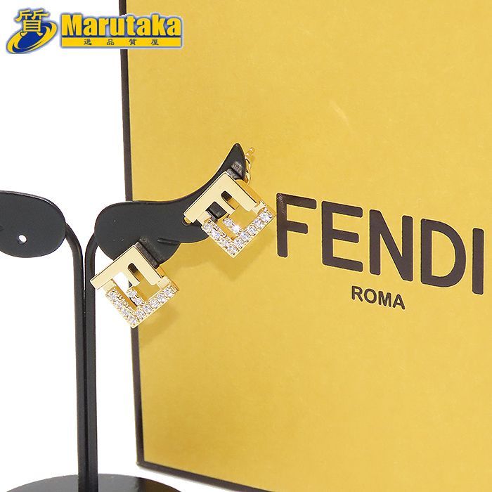 未使用 Fendi フェンディ フォーエバー フェンディ ピアス 箱 紙類 FF
