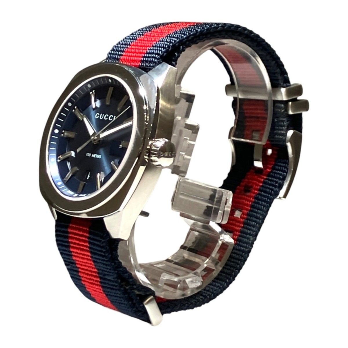 グッチ GUCCI 腕時計 総重量約84.2g SS ベルト：ナイロン クオーツ