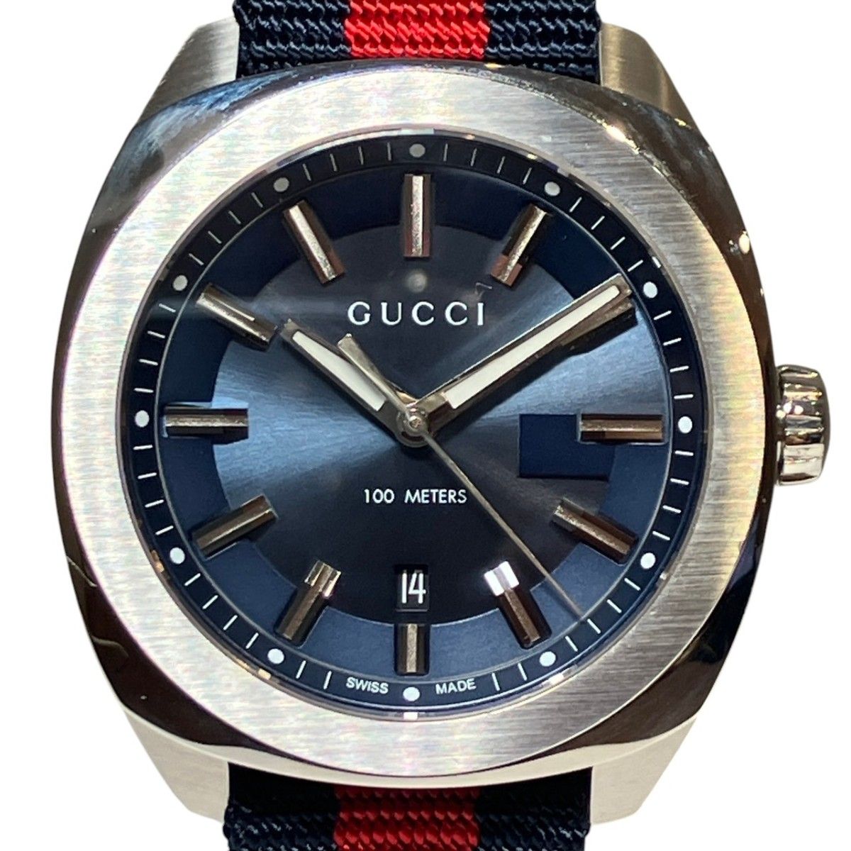 グッチ GUCCI 腕時計 総重量約84.2g SS ベルト：ナイロン クオーツ