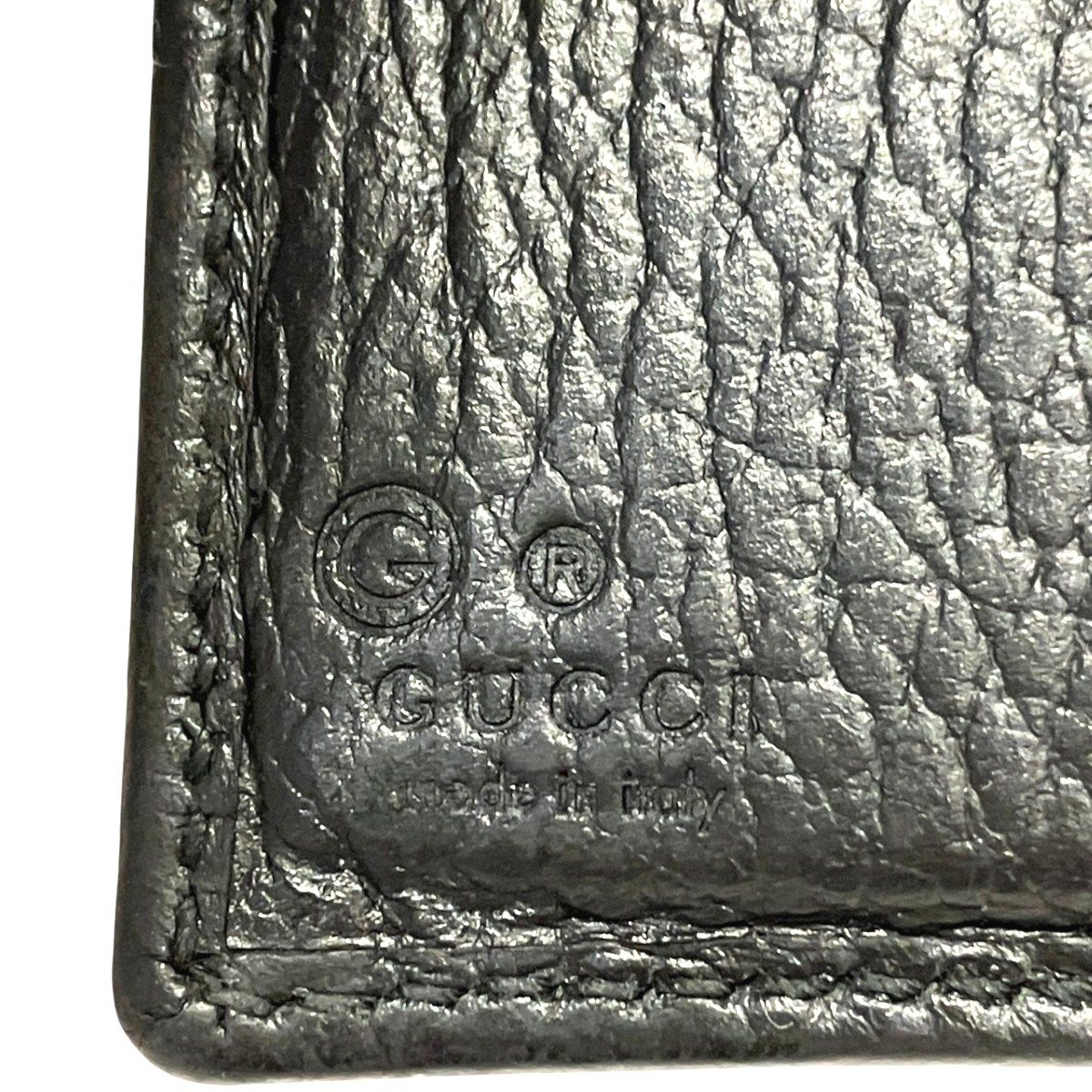 グッチ GUCCI ウェビング GGナイロン 二つ折り財布 レザー ナイロン