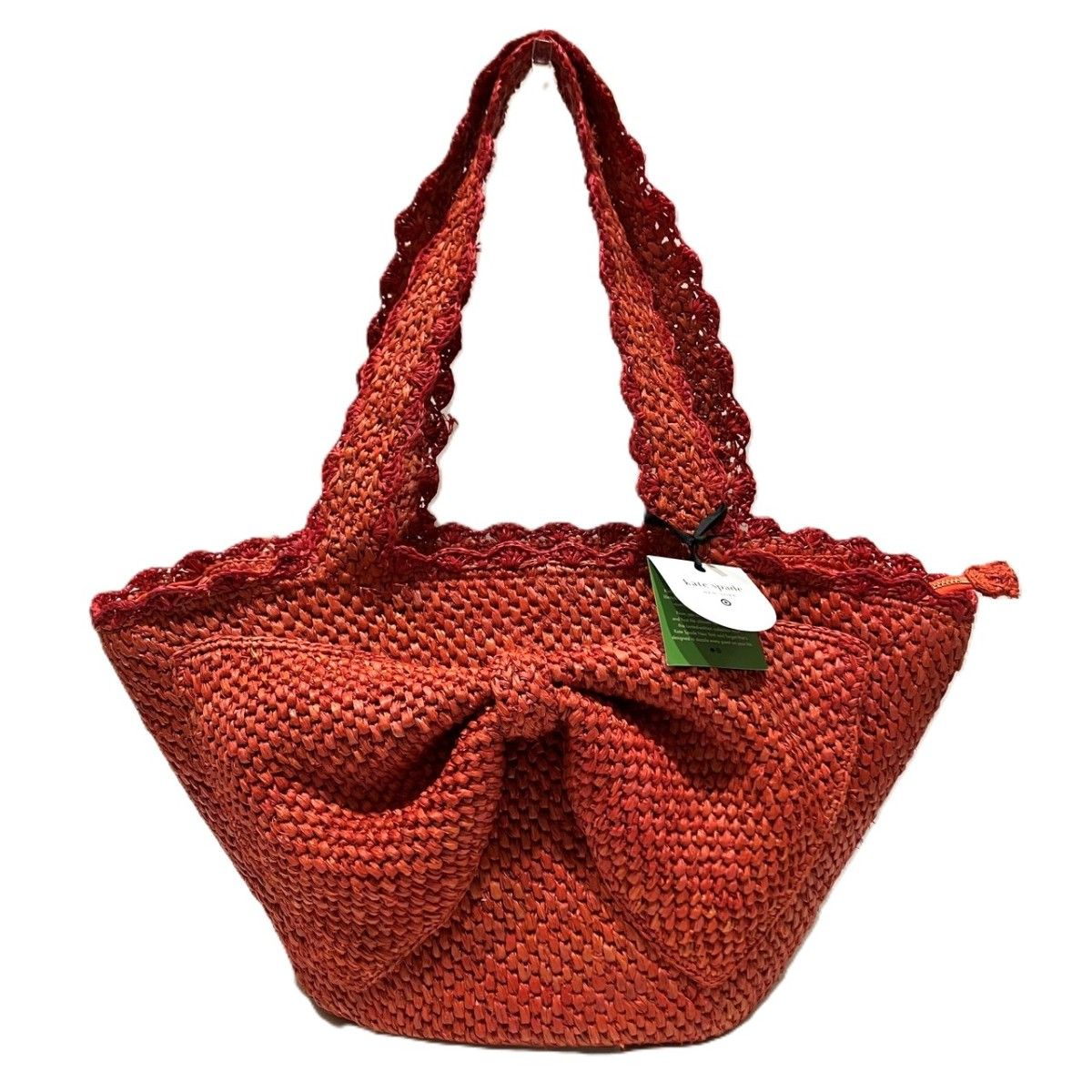 ケイトスペード Kate Spade ケイトスペード ターゲット コラボライン トートバッグ ストロー レディース