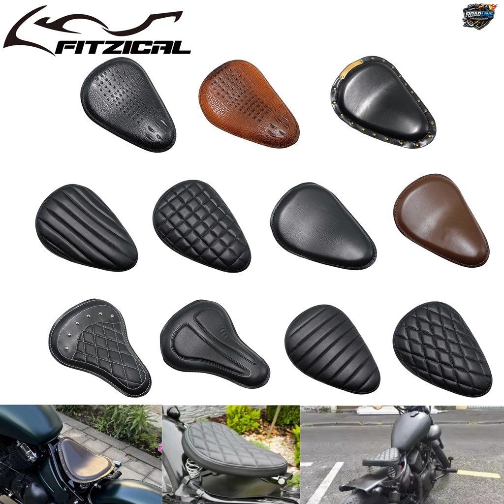 ハーレー スポーツスター ツーリング ダイナ ソファー チョッパー カフェレーサー カスタム用ユニバーサル モーターサイクル レトロ ソロシ