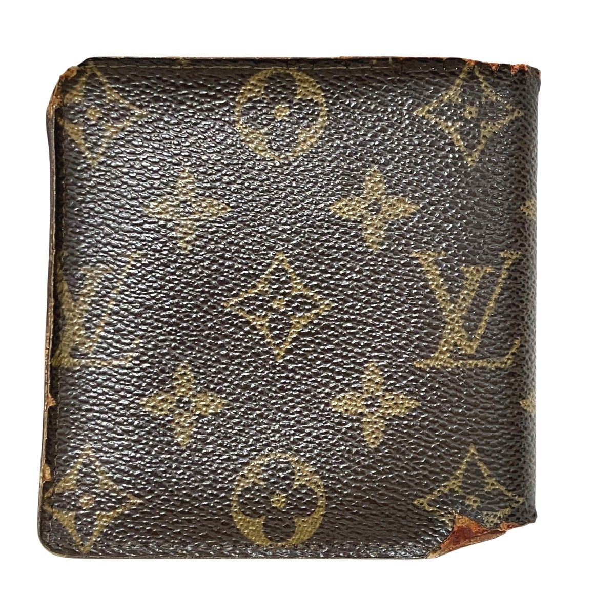 ルイ・ヴィトン LOUIS VUITTON ポルトフォイユマルコ モノグラム 二