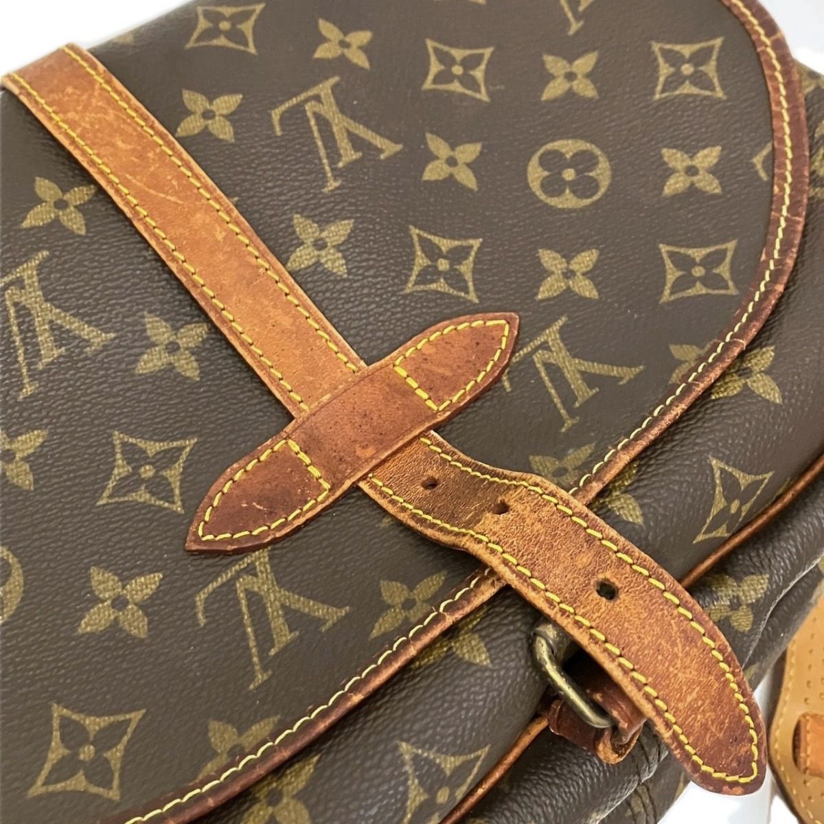 ルイ・ヴィトン LOUIS VUITTON ソミュール30 モノグラム ショルダー