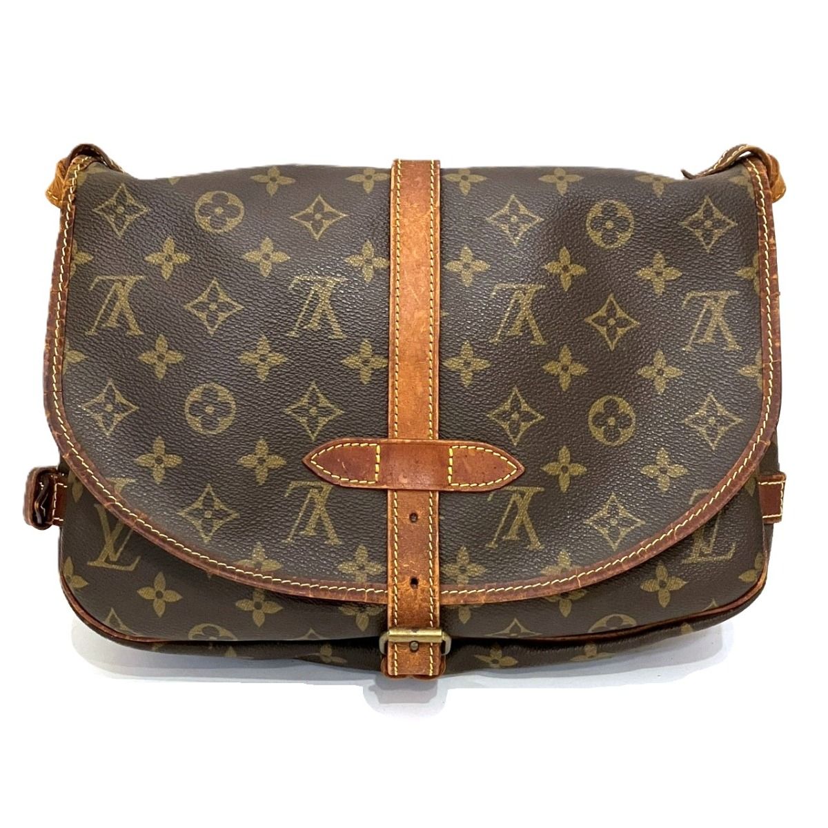 ルイ・ヴィトン LOUIS VUITTON ソミュール30 モノグラム ショルダー