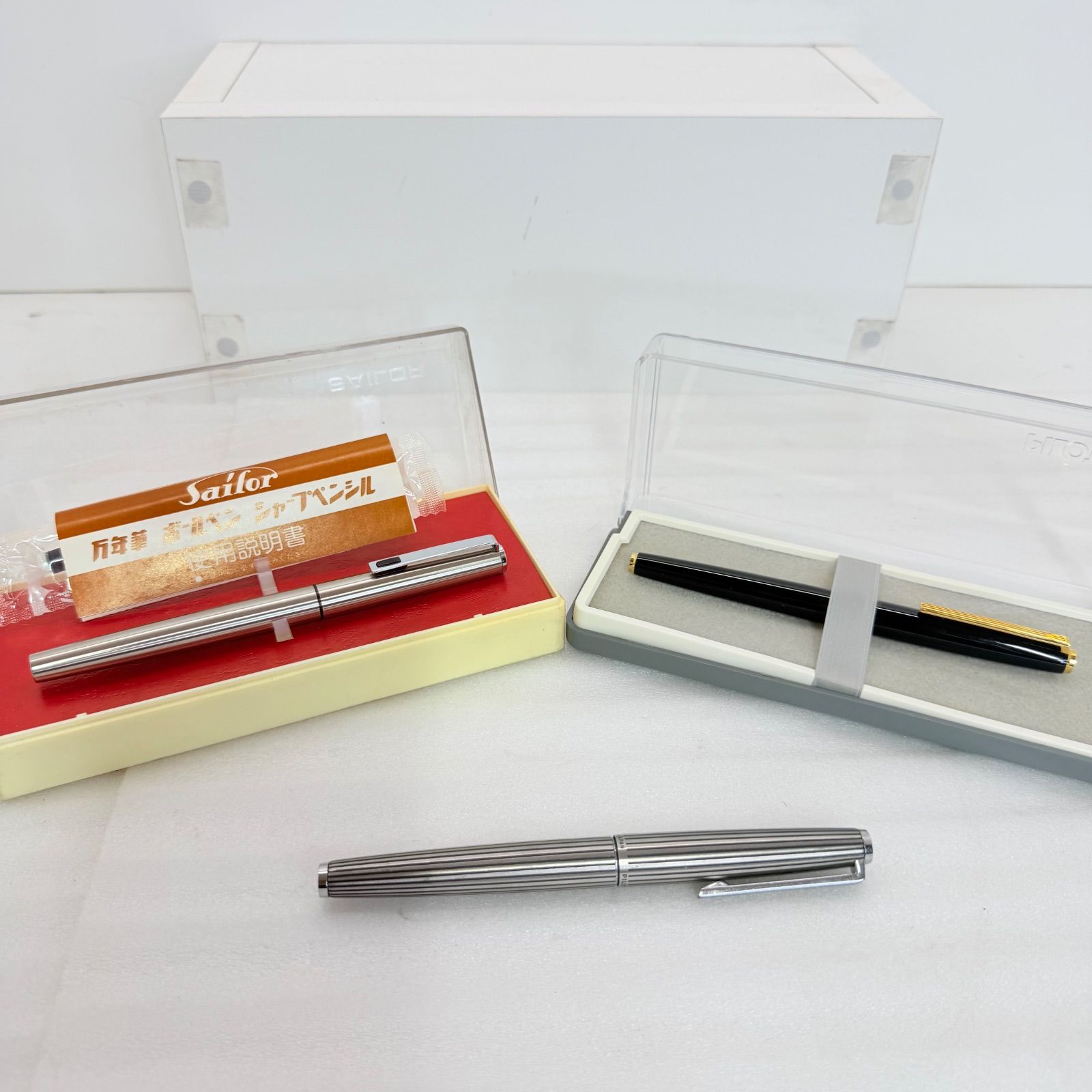万年筆 3本セット PILOT18K / PILOT 18K-WG / SAILOR - メルカリ