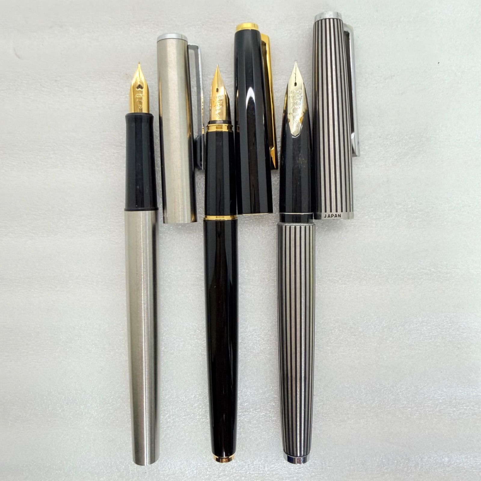 万年筆 3本セット PILOT18K / PILOT 18K-WG / SAILOR - メルカリ