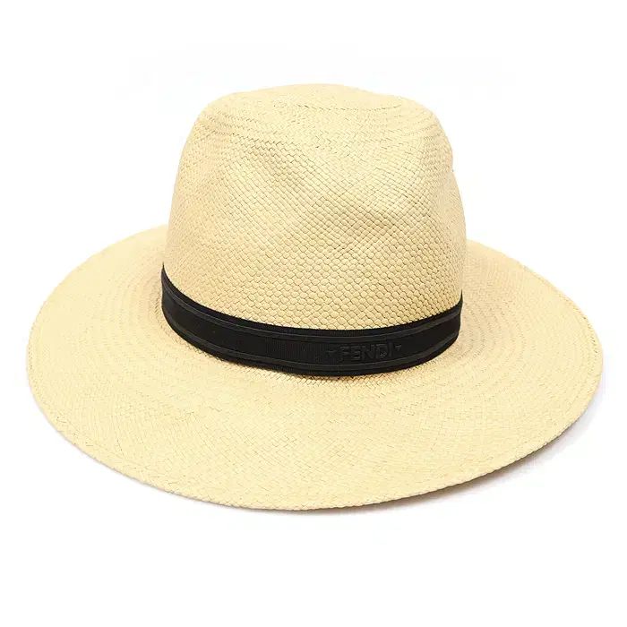 FENDI（フェンディ）天然トキラ・ストロー・パナマハット CO23957FD