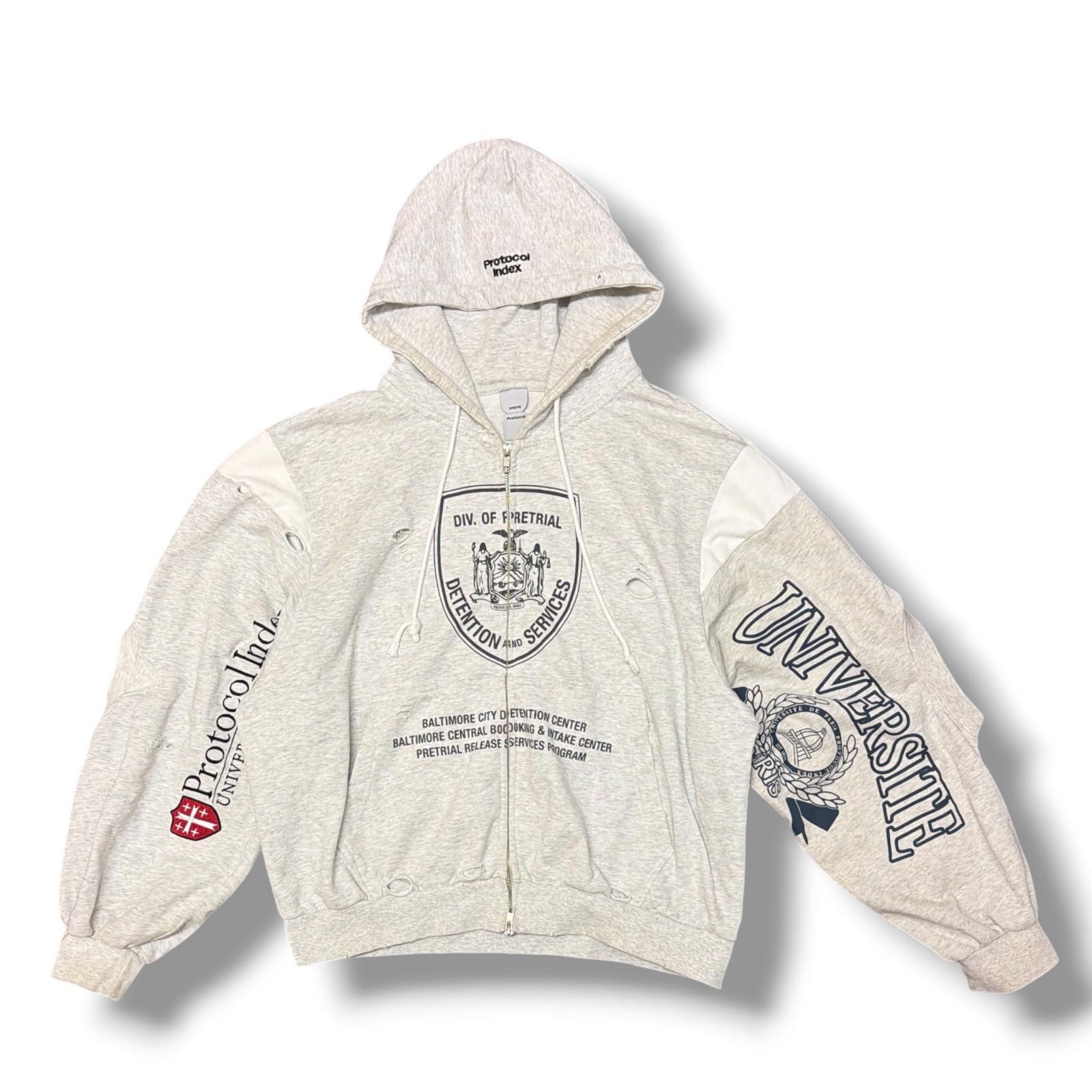 Protocol Index 26SS ZIP HOODIE ジップフーディー スウェットパーカー