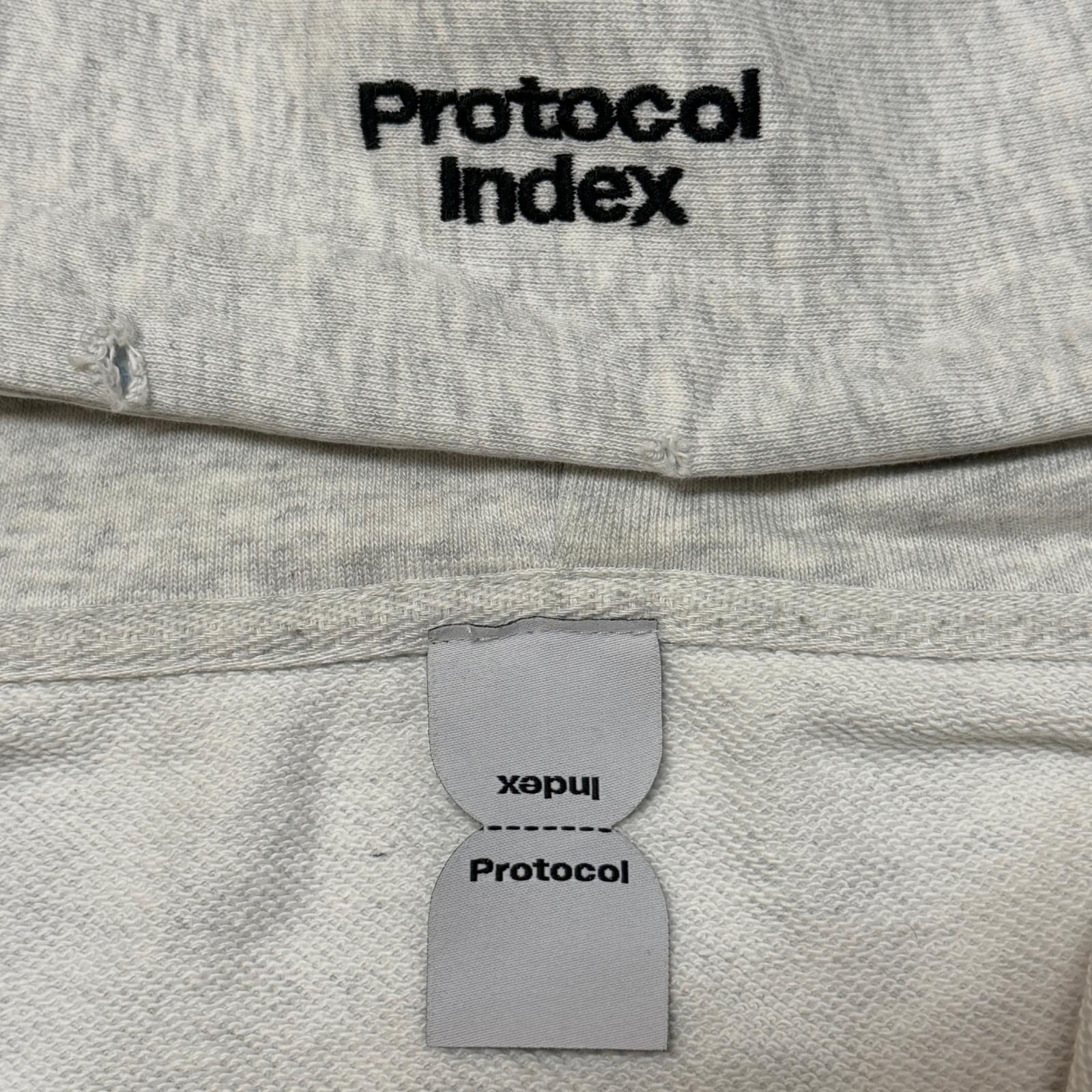 Protocol Index 26SS ZIP HOODIE ジップフーディー スウェットパーカー