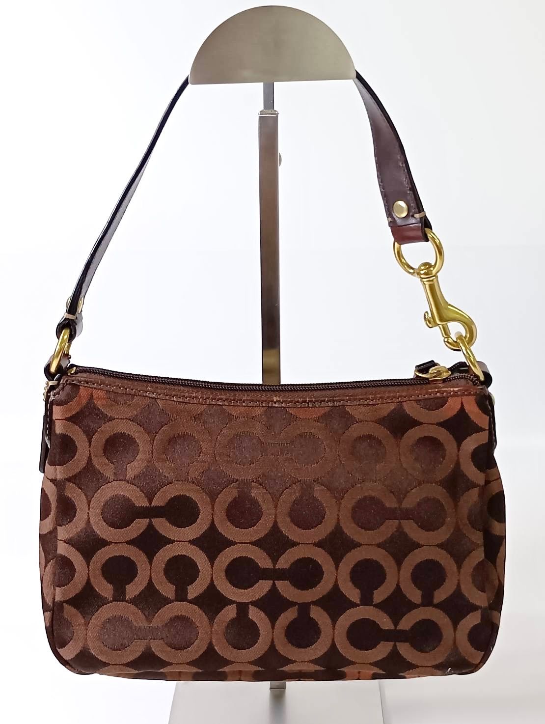 COACH コーチ マディソン オプアート アクセサリーポーチ ミニバッグ