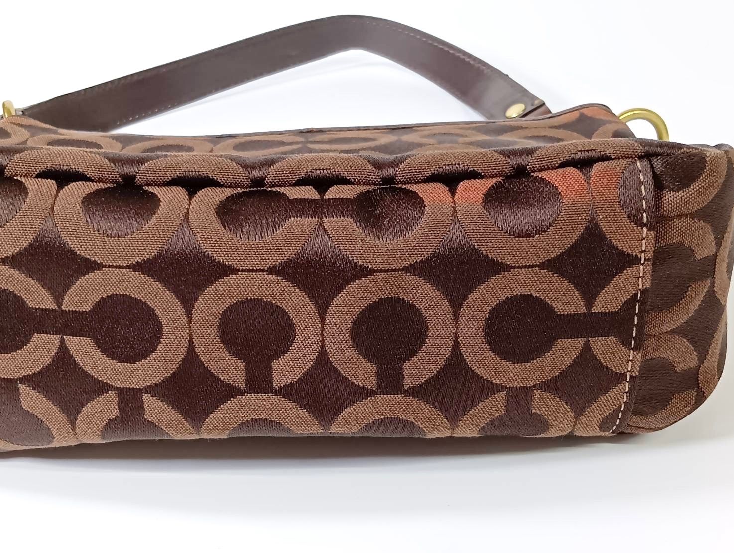 COACH コーチ マディソン オプアート アクセサリーポーチ ミニバッグ
