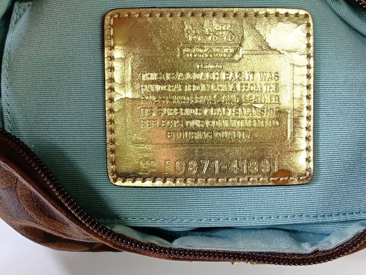 COACH コーチ マディソン オプアート アクセサリーポーチ ミニバッグ