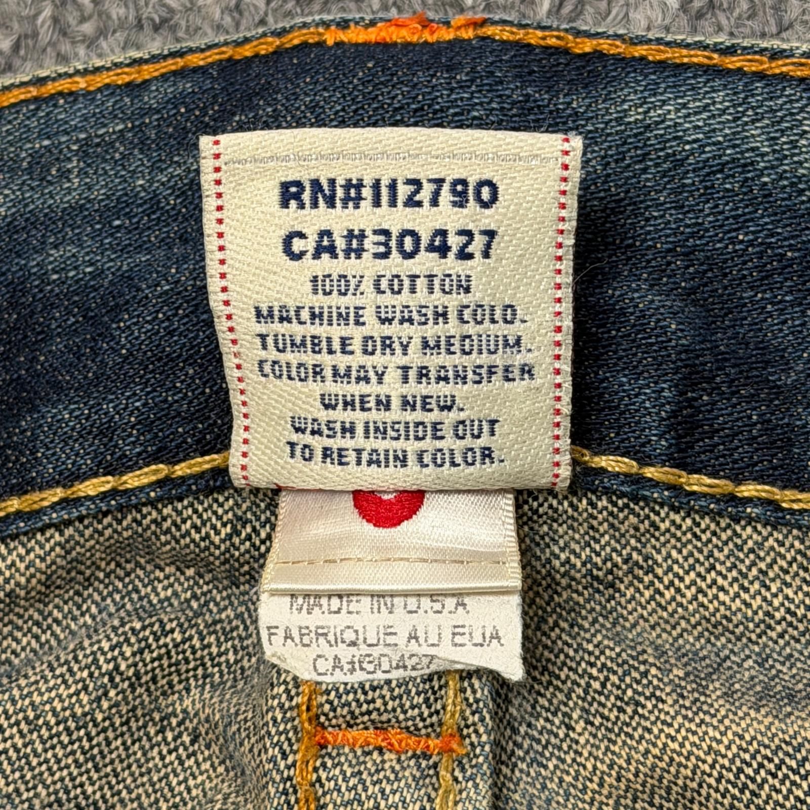 TRUE RELIGION BILLY コーデュロイフラップデニムパンツ ジーンズ