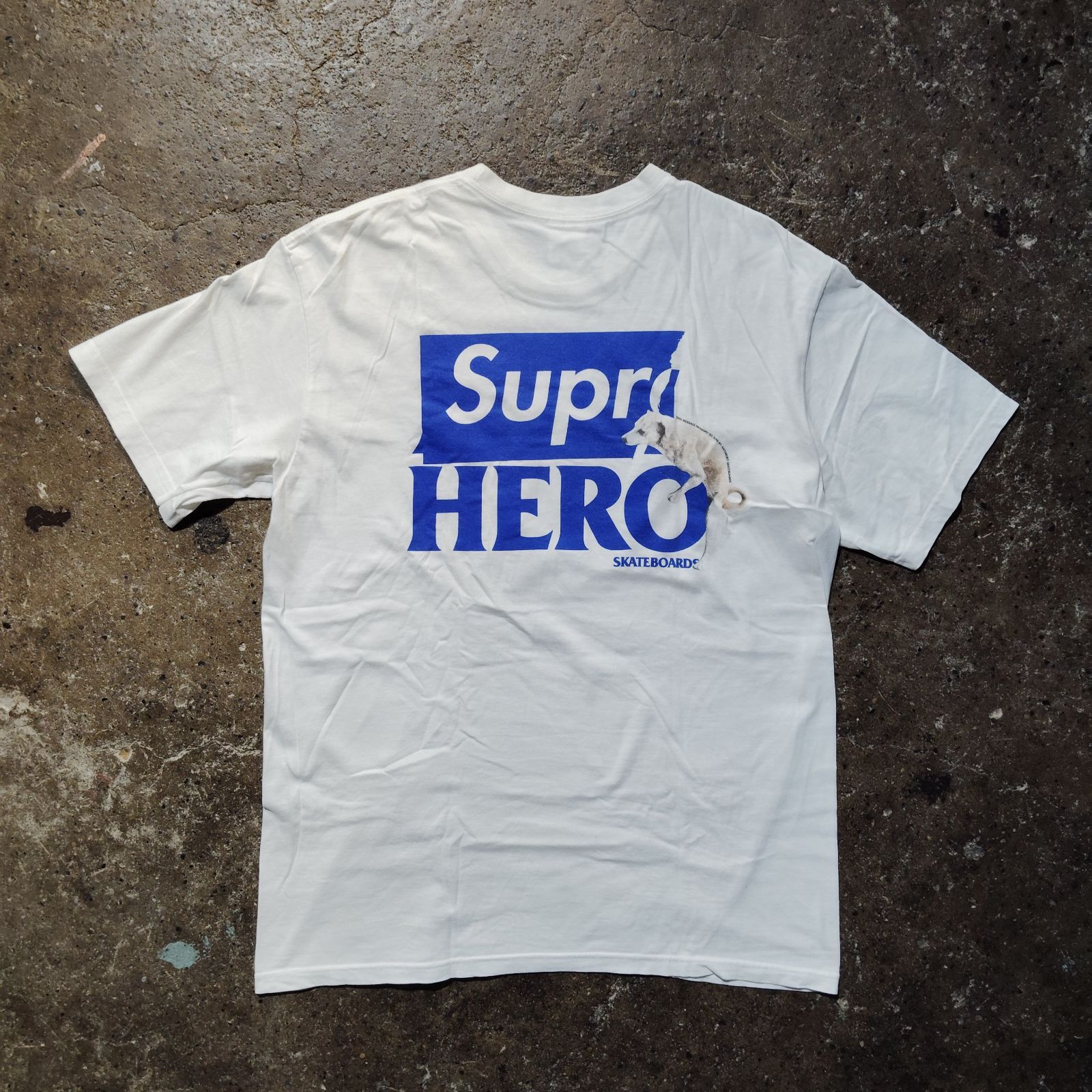Supreme × ANTIHERO 22ss Dog Tee M White シュプリーム アンチ