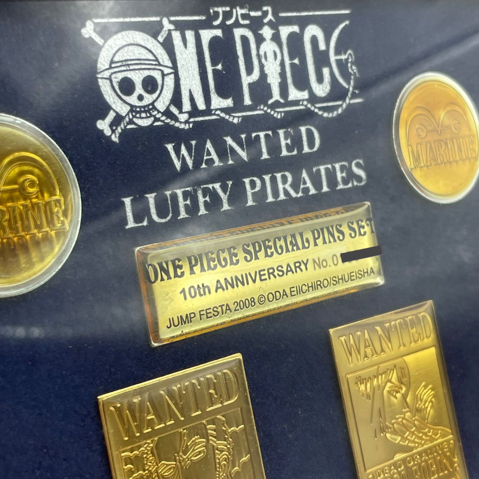 限定】ONE PIECE 10th 記念 ピンズセット ジャンプフェスタ （OK