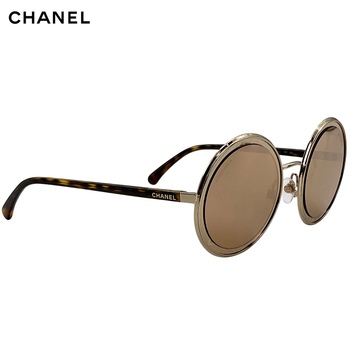 CHANEL ラウンドミラー べっ甲 サングラス 4226 - シャンパンゴールド 【値下げ交渉歓迎】