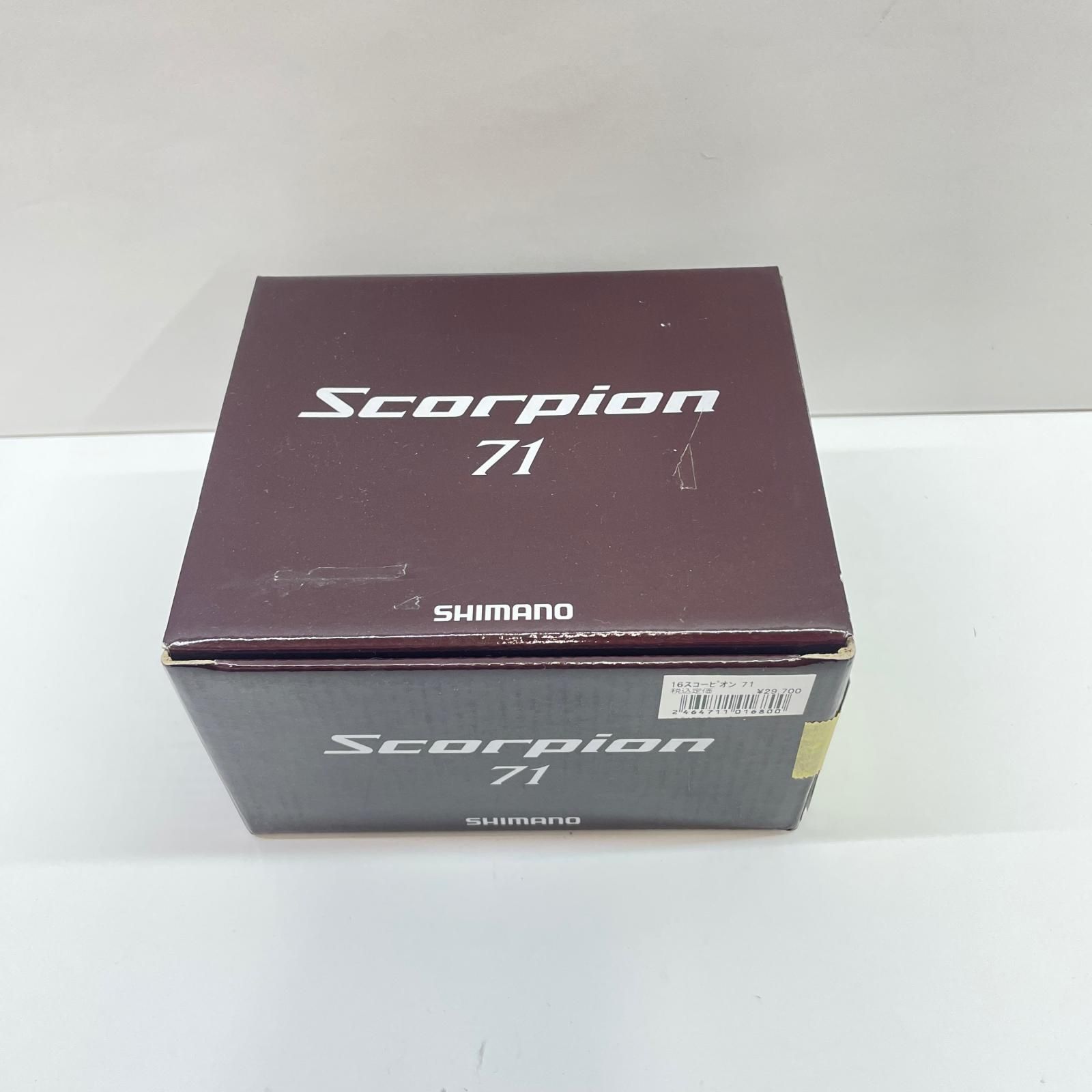 瀬戸大橋店】 中古 SHIMANO | シマノ リール 16スコーピオン71 03782