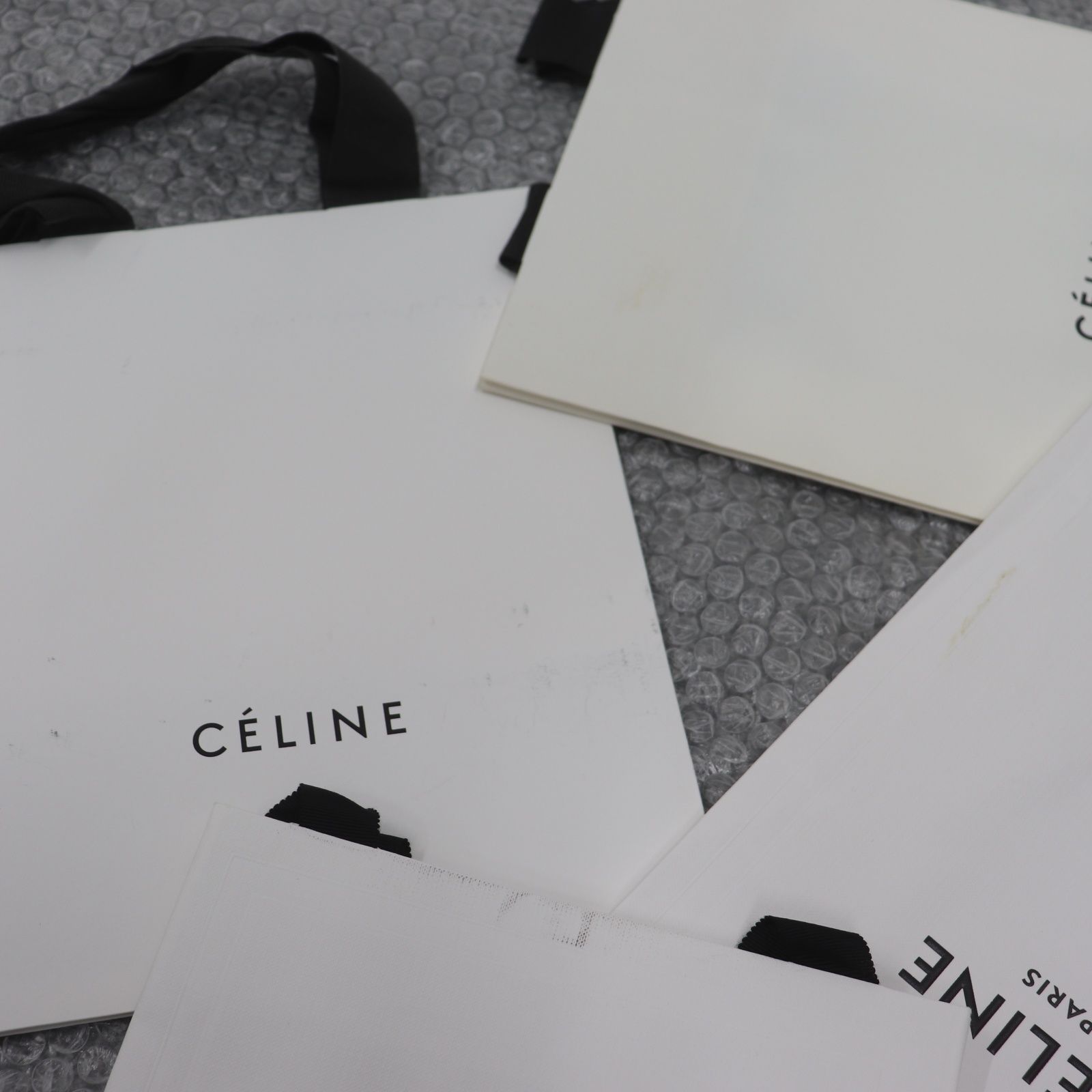 ITQYICRGJP6O CELINE セリーヌ BOX 空き箱 ショッパー 純正 紙袋 保存