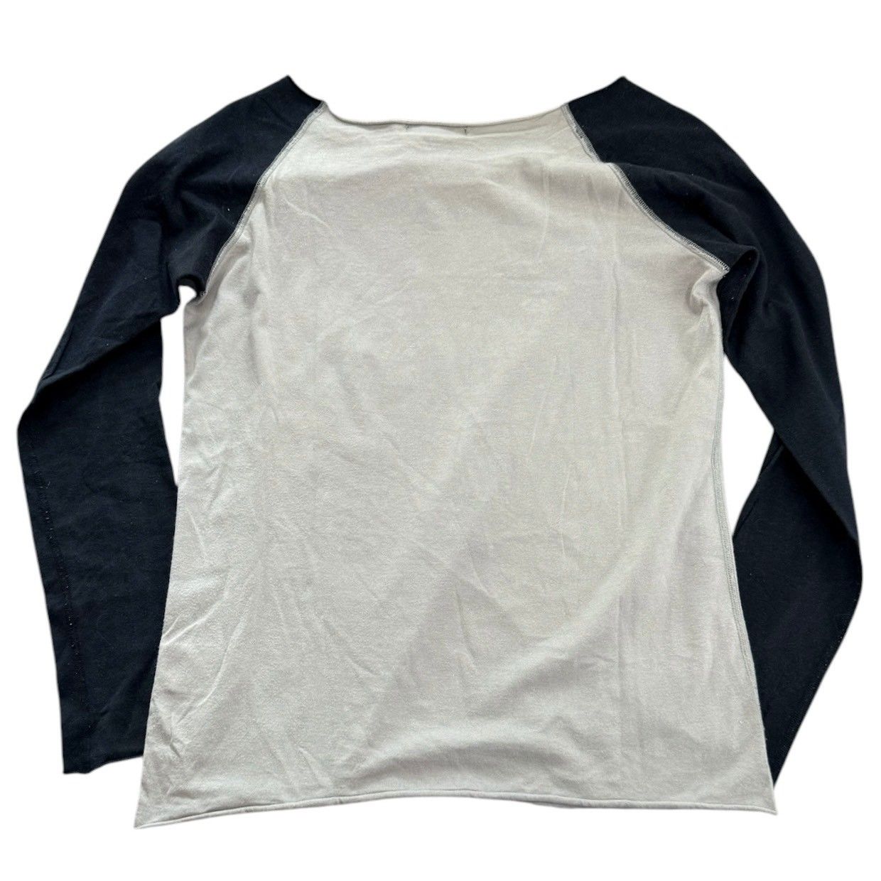 Hysteric by HYSTERIC GLAMOUR ヒステリックグラマー the stooges ユーズド加工プリントラグランスリーブカットソー F グレー 15625
