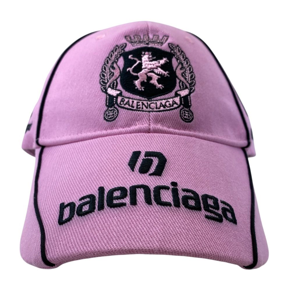 未使用 BALENCIAGA バレンシアガ Paris Soccer Cap ベースボールキャップ 帽子 778787 コットン ピンク 上品 洗練 定番 人気 おしゃれ 18,000円