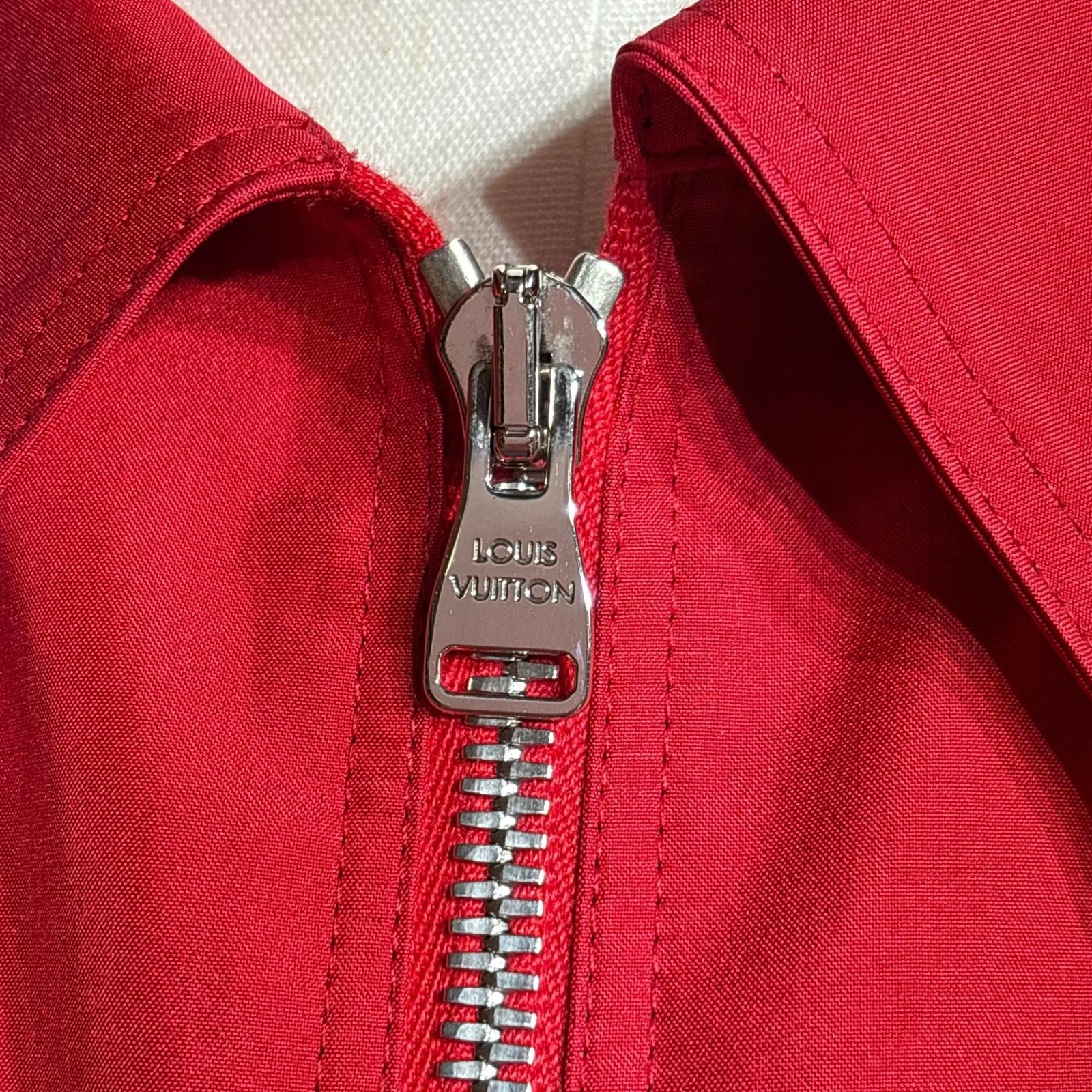 LOUIS VUITTON ルイヴィトン ワッペンジップジャケット メンズ46（約S