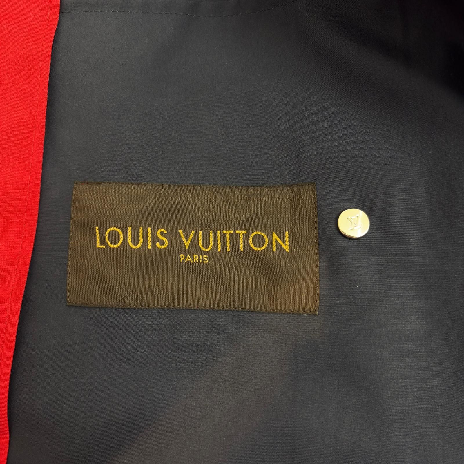 LOUIS VUITTON ルイヴィトン ワッペンジップジャケット メンズ46（約S