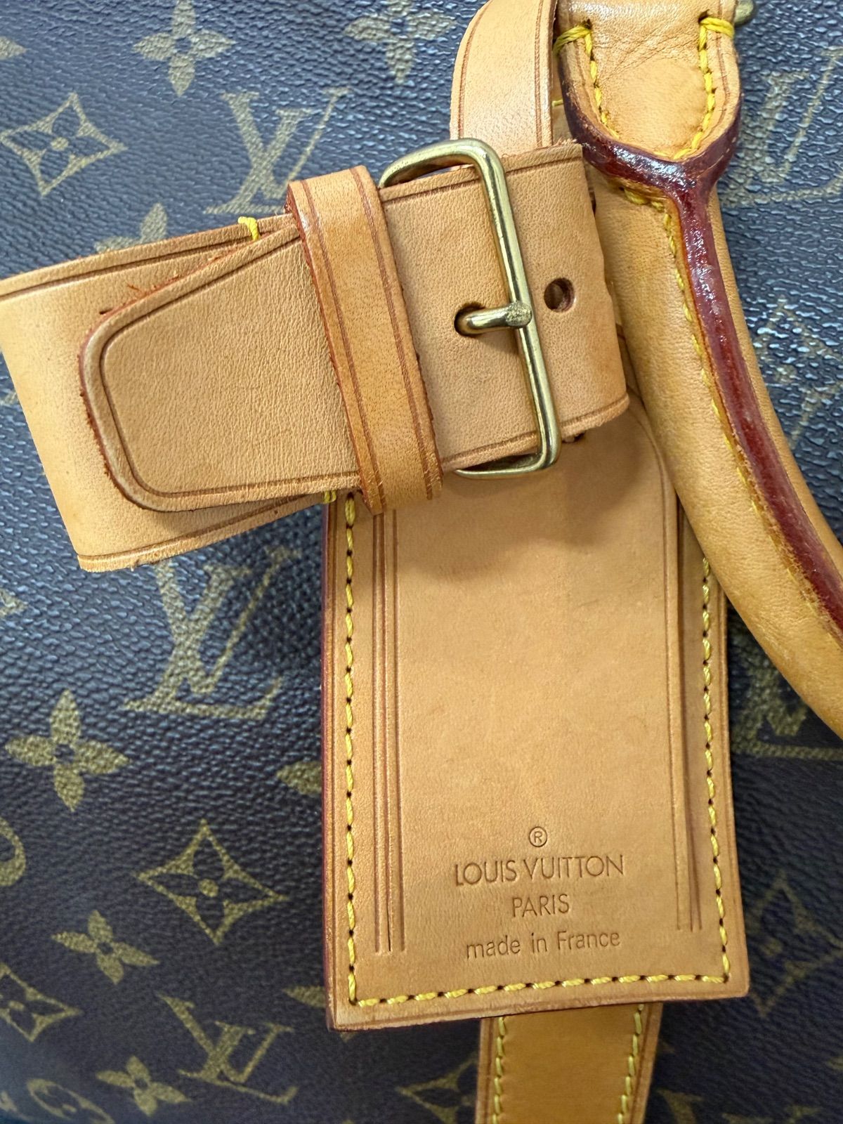 真贋済み】ルイヴィトン モノグラム キーポル50 ボストンバッグ 南京錠
