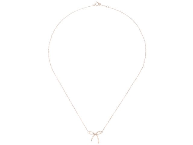 TIFFANY&Co. ティファニー ボウリボンネックレス ネックレス シルバー