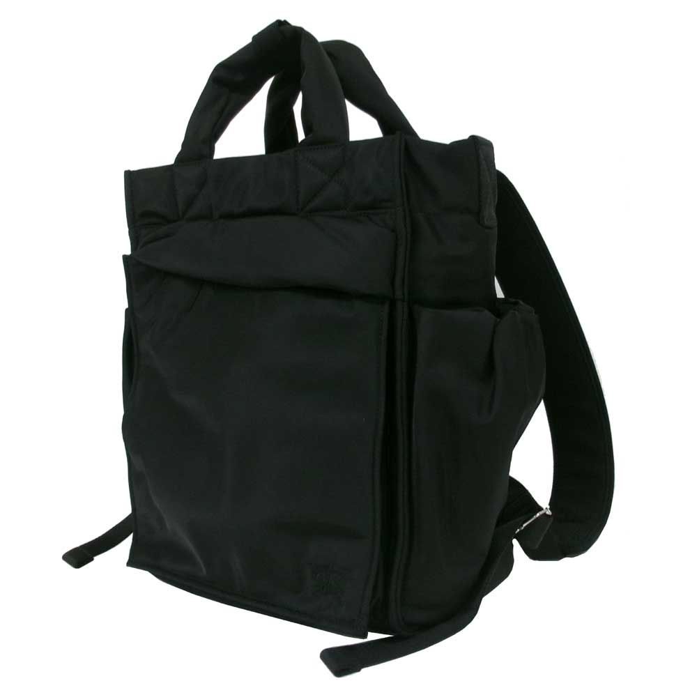 【新品】バーバリー バッグ ショルダーバッグ BURBERRY マザーズ リュックサック ベビーマット付 8100215 BLACK (ブラック) アウトレット レディース 送料無料