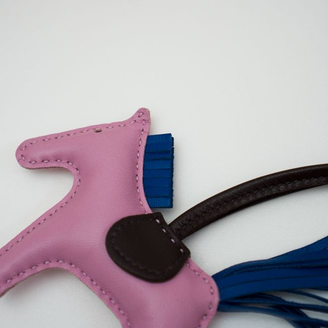 HERMES エルメス ロデオチャーム PM バッグチャーム ピンクパープル