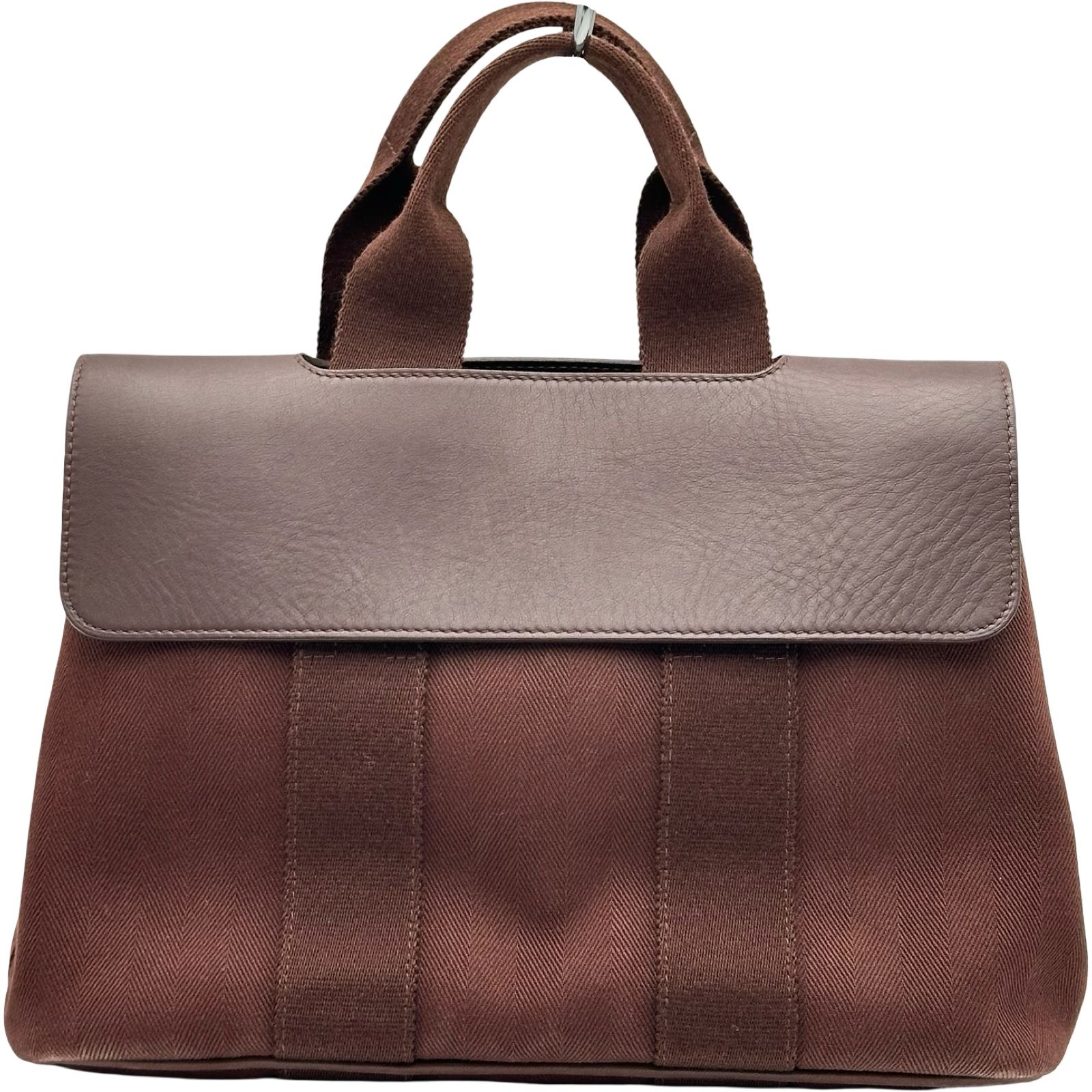 エルメス HERMES ヴァルパライソPM ブラウン シルバー金具 トワル