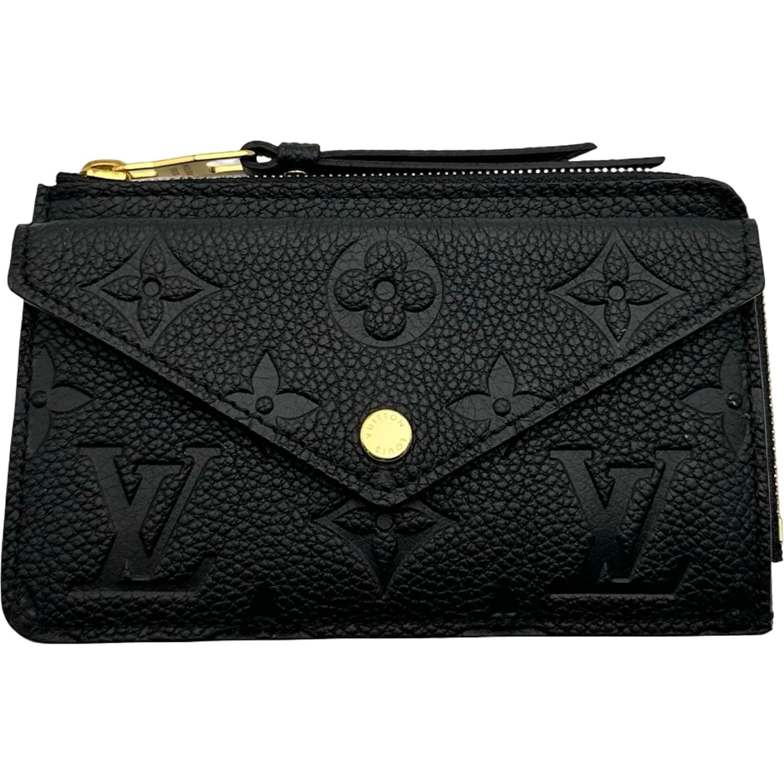 ルイ・ヴィトン LOUIS VUITTON ポルトカルト・レクトヴェルソ M69421 ブラック アンプラント レディース カードケース