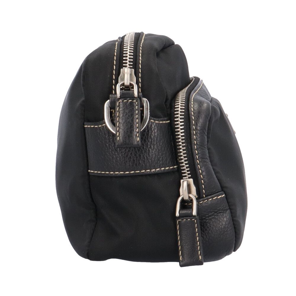 プラダ ショルダーバッグ ナイロン ブラック ユニセックス PRADA 中古