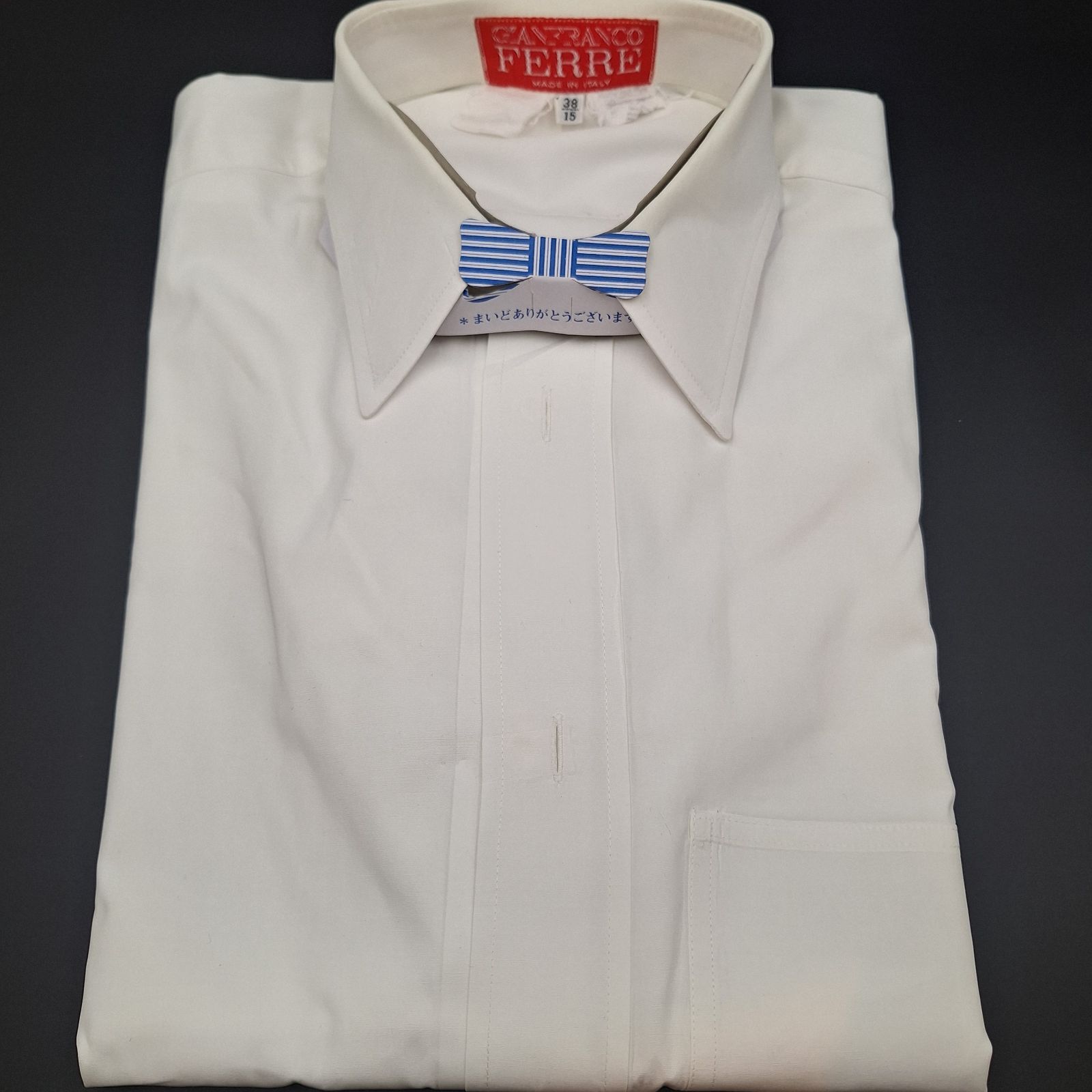 GIANFRANCO FERRE ジャンフランコフェレ シャツ 長袖 ワイシャツ 白