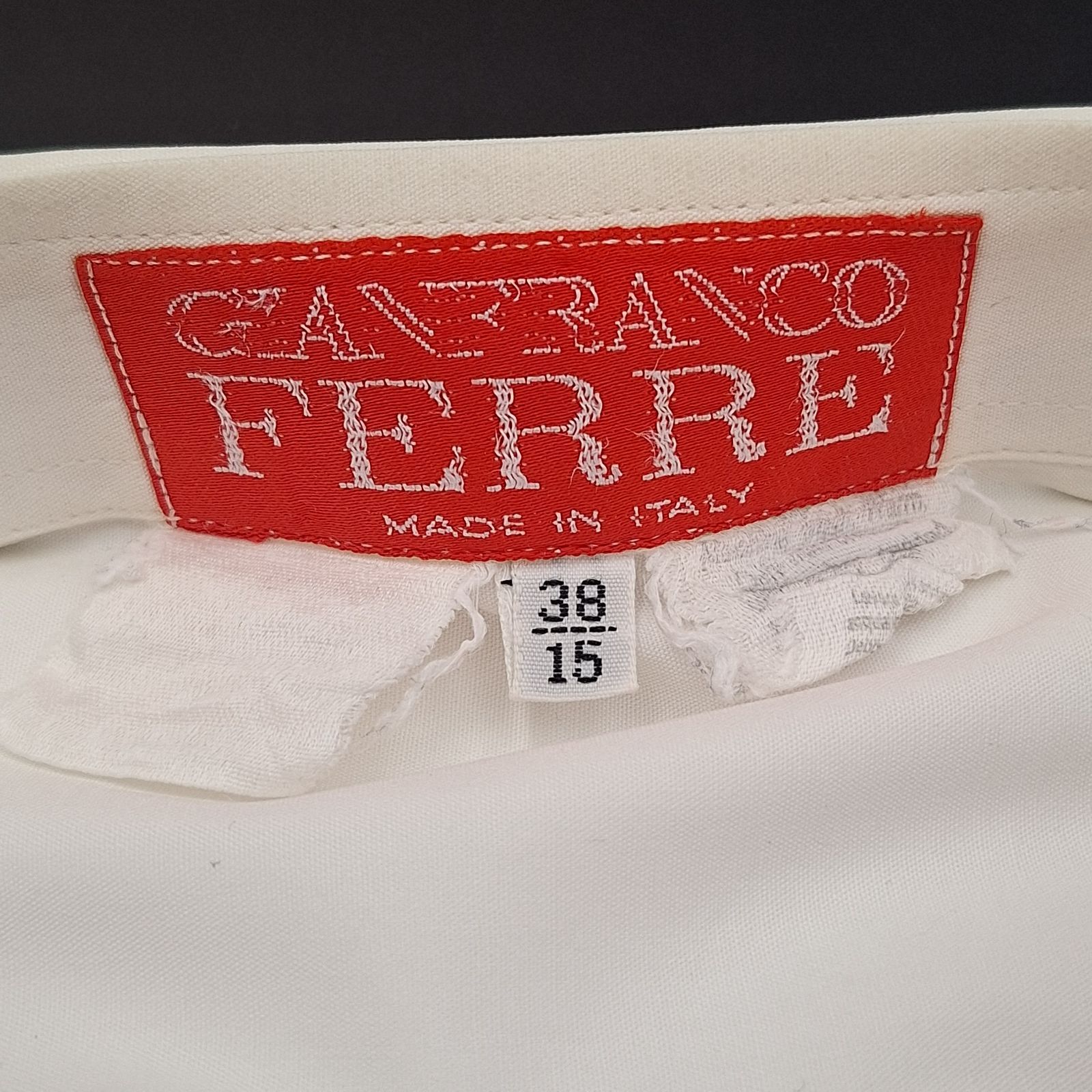 GIANFRANCO FERRE ジャンフランコフェレ シャツ 長袖 ワイシャツ 白