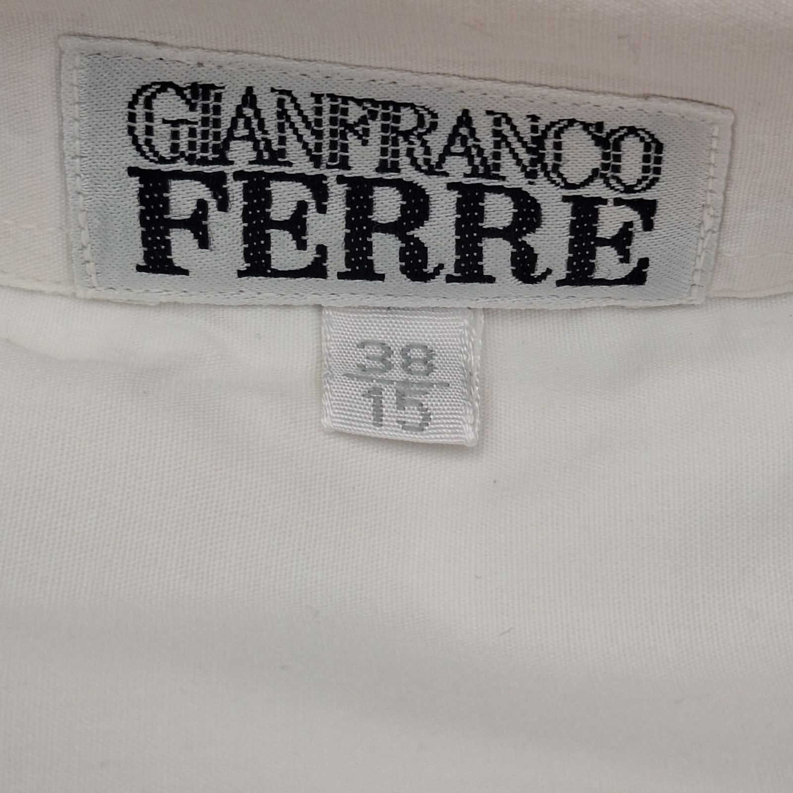 GIANFRANCO FERRE ジャンフランコフェレ シャツ 長袖 ワイシャツ 白