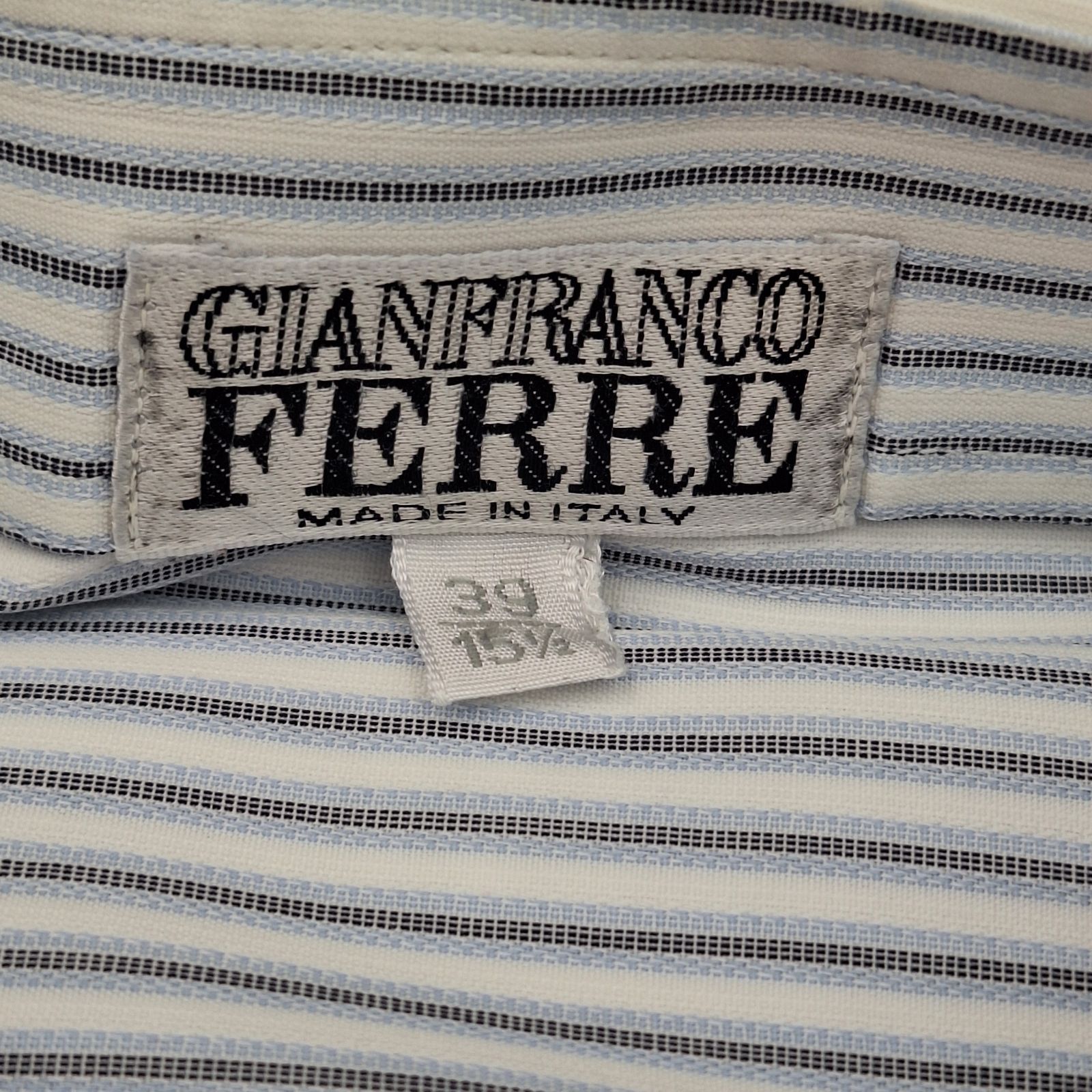 GIANFRANCO FERRE ジャンフランコフェレ シャツ 長袖 ワイシャツ 白