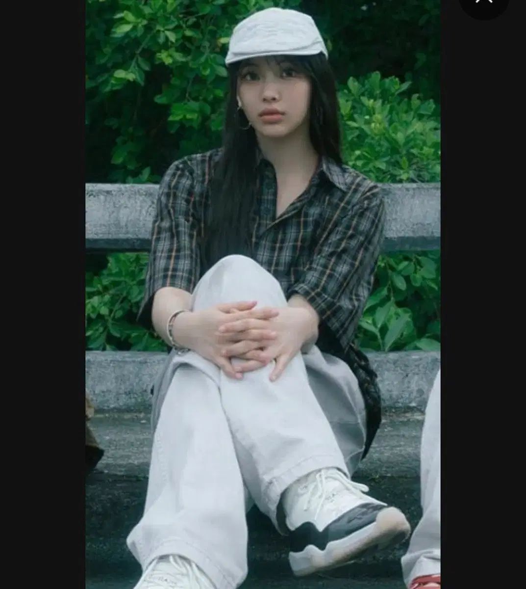 NewJeans（ニュージーンズ・ニュジ） ヘイン(HYEIN) 着用 OJOS オホス ハンチングキャップ グレー