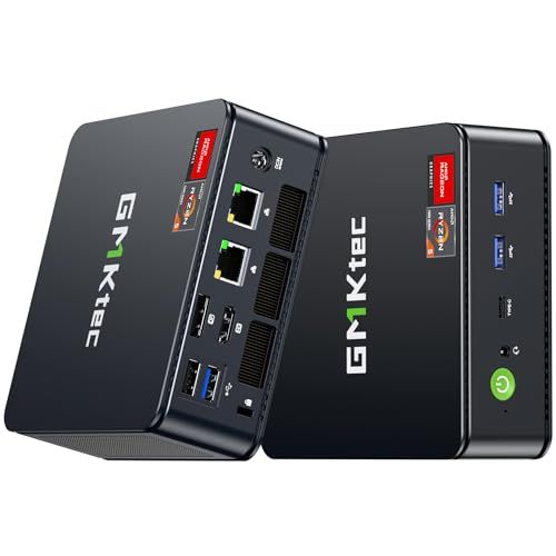 GMKtec M6 Ultra ミニPC 【 AMD Ryzen 5 7640HS, 128GB+8TB 拡張可能 】 (6850U/6800Hより高性能) 8K出力 ミニpc ryzen Mini PC デュアル2.5GbE LAN・WiFi 6E USmt