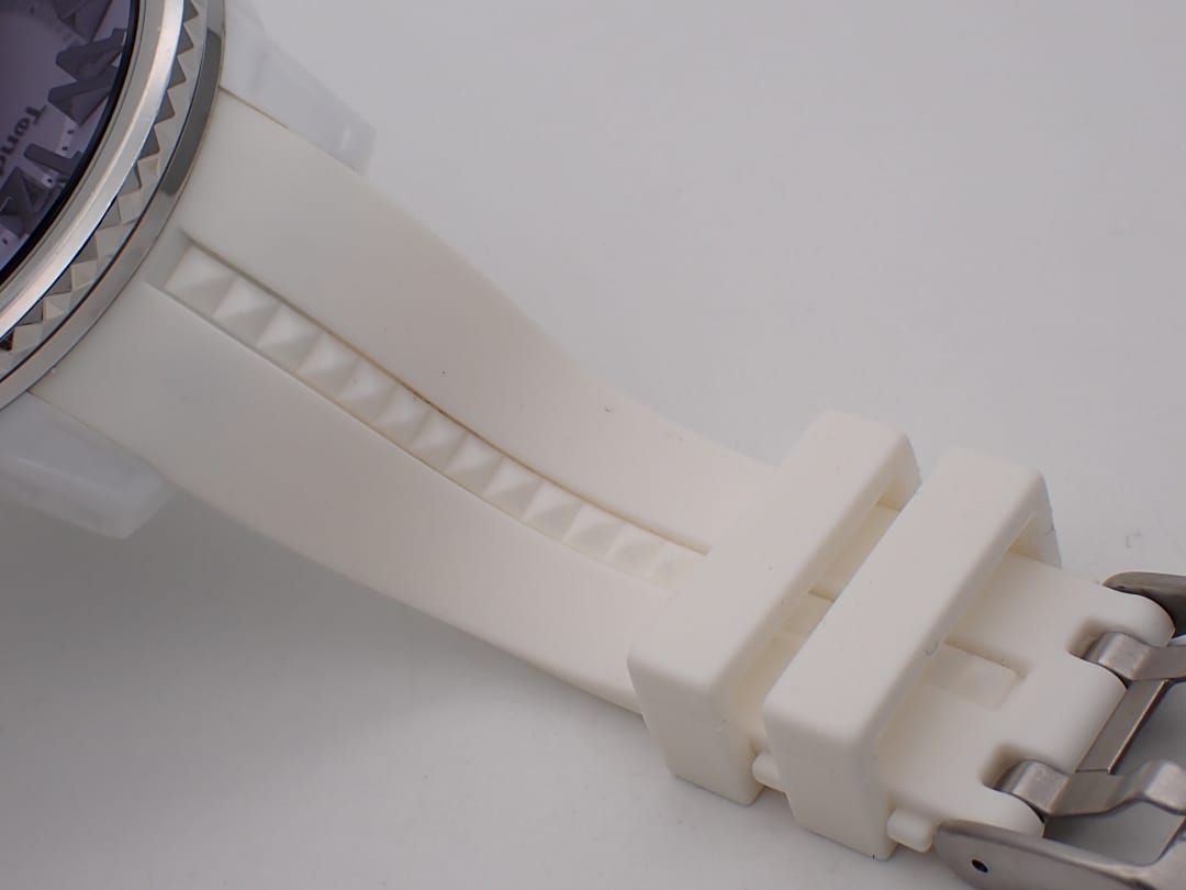 TENDENCE テンデンス ガリバー ラウンド メンズクォーツ O04T パープル