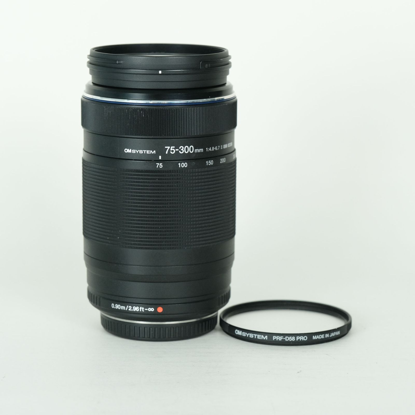 [良品 | 純正フィルター付] OM SYSTEM M.ZUIKO DIGITAL ED 75-300mm F4.8-6.7 II | マイクロフォーサーズマウント