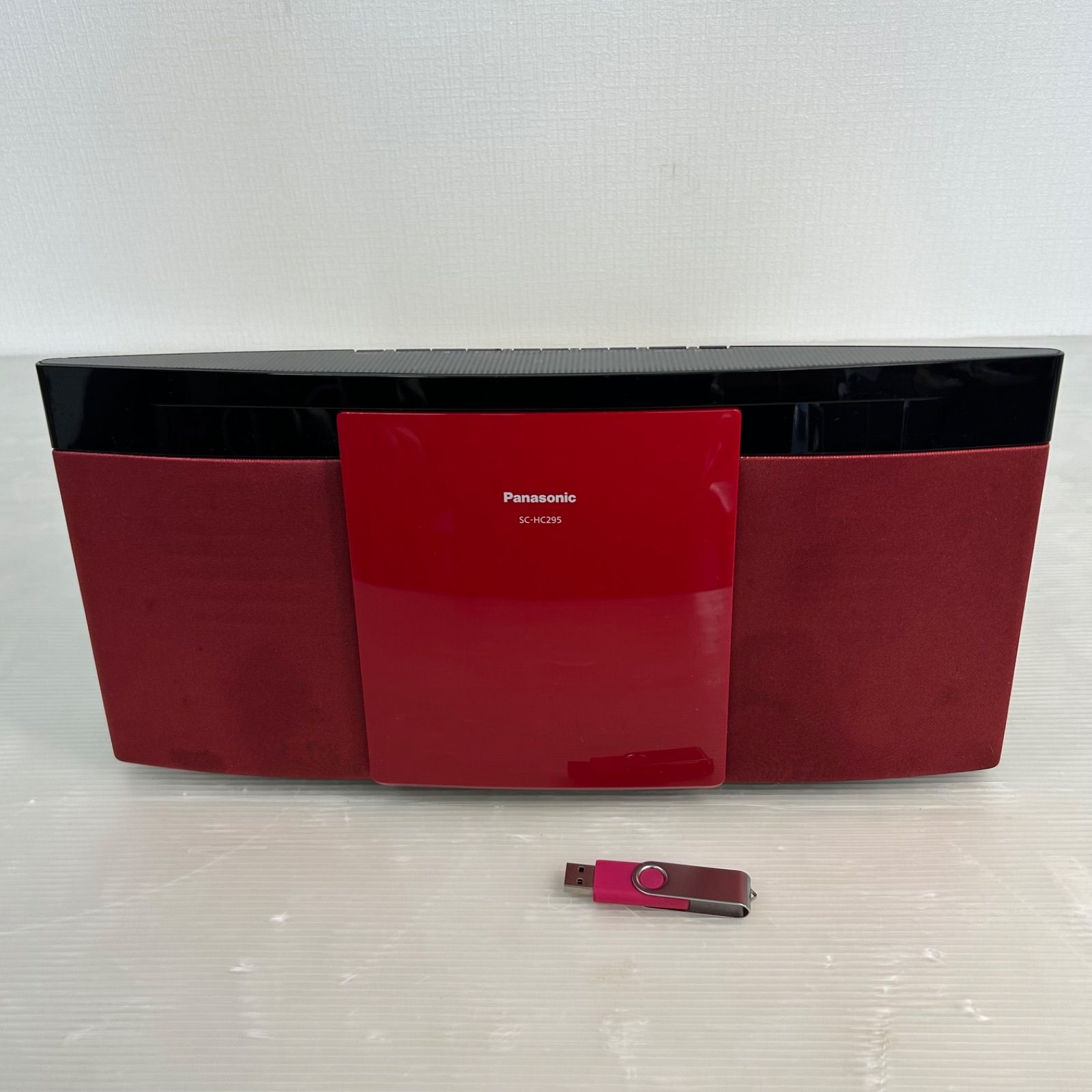 ☆Panasonic パナソニック ☆SC-HC295 レッド 2016年製 ミニコンポ