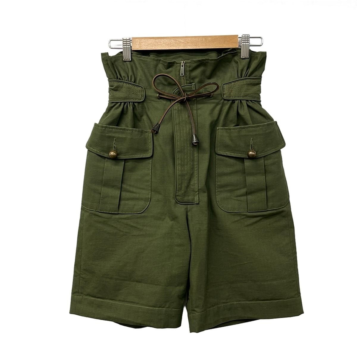 DSQUARED2(ディースクエアード) ハーフパンツ サイズ38 S レディース - カーキ