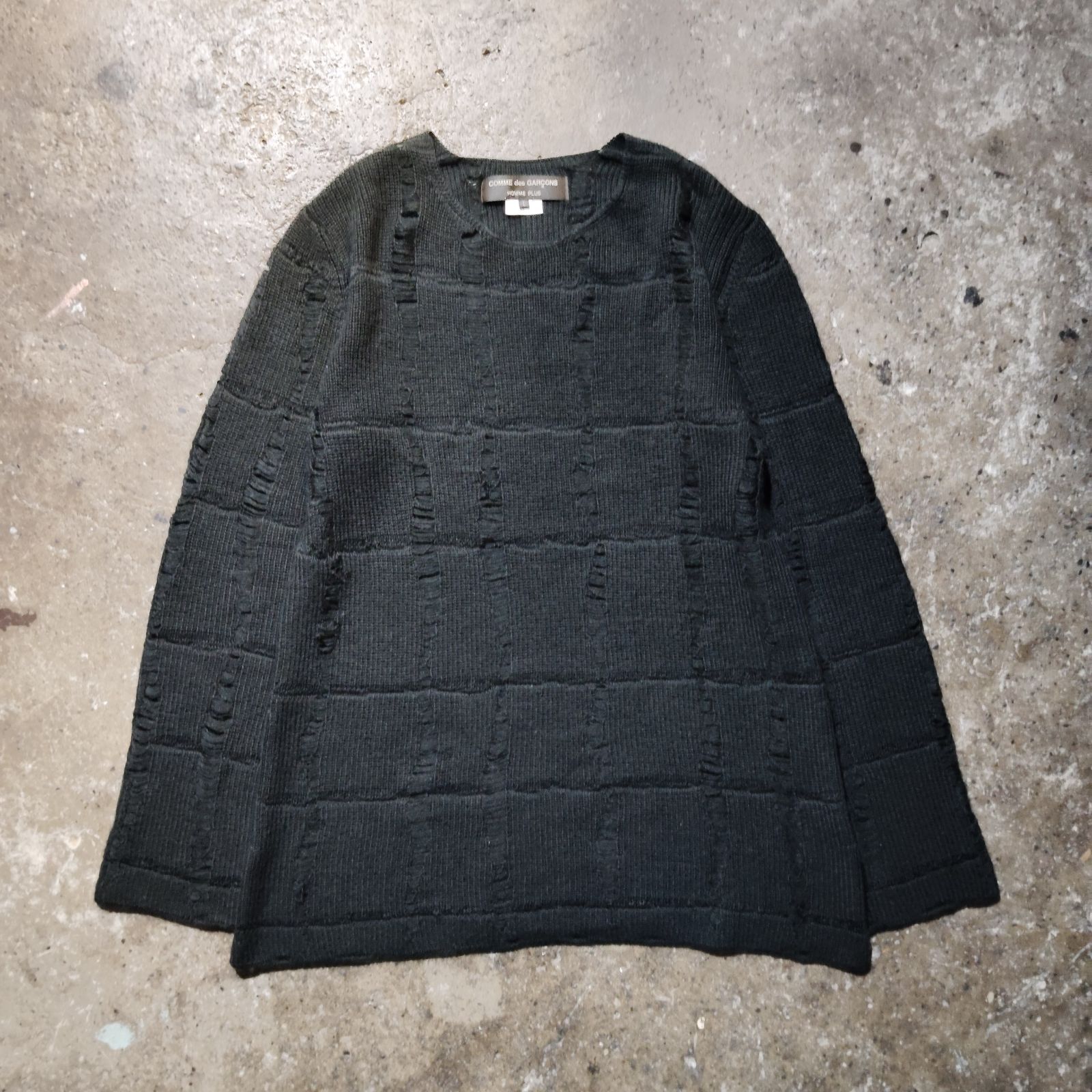 COMME des GARCONS HOMME PLUS 13ss ダメージ加工ニット