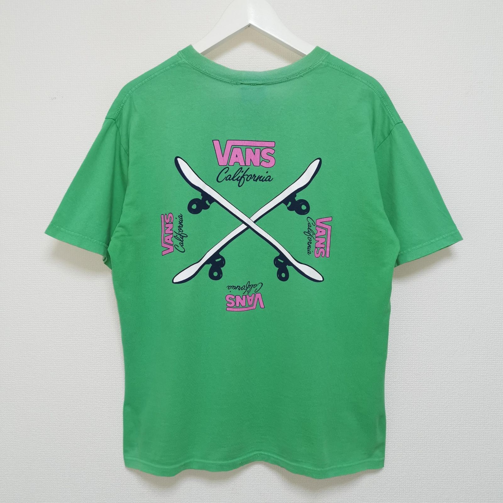 M 00s VANS カリフォルニア Tシャツ オールドスケート クロス USA M 00s VANS カリフォルニア Tシャツ オールドスケート クロス USA