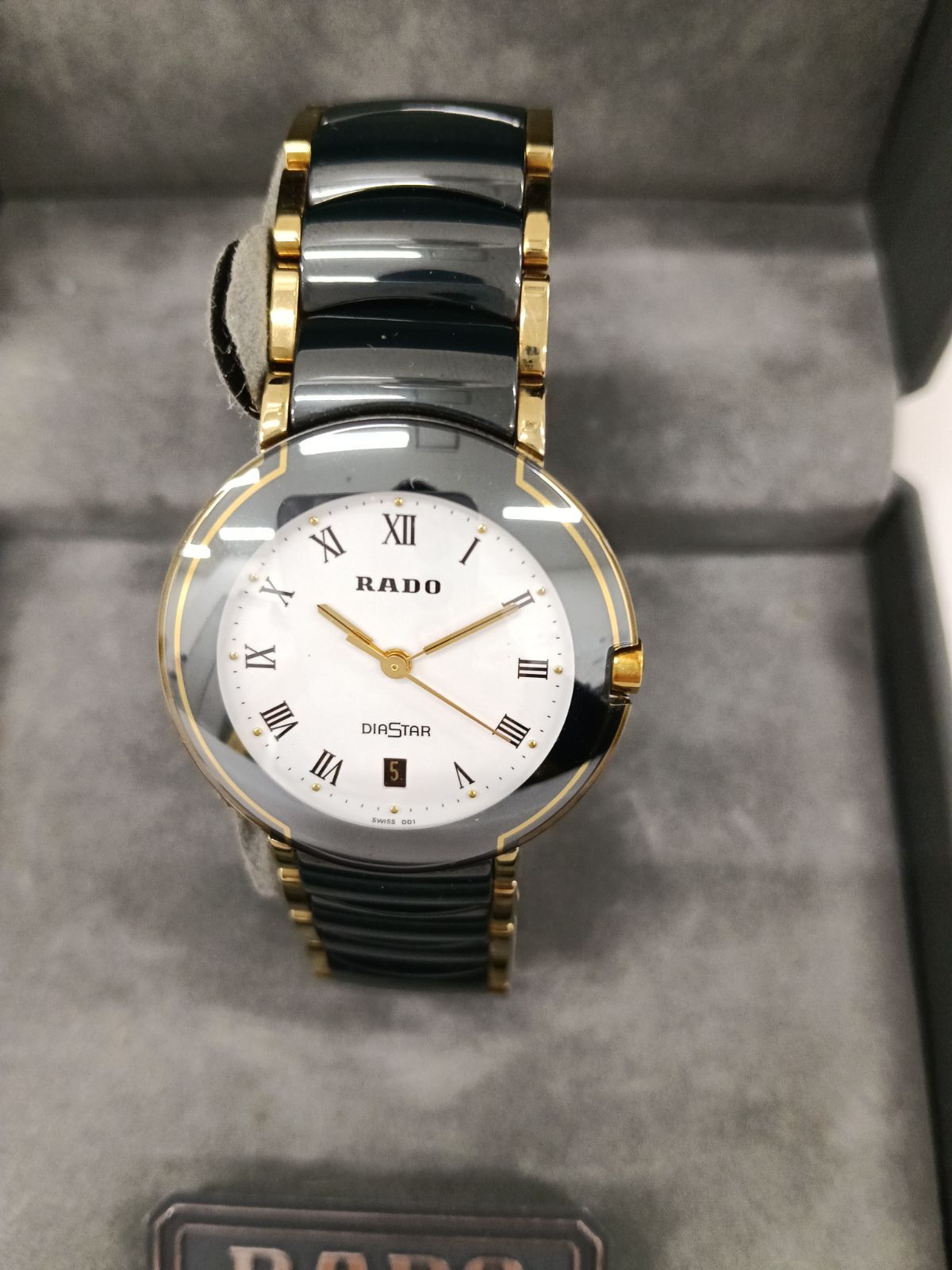 【美品】RADO ラドー クポール ダイヤスター デイト レディース　腕時計