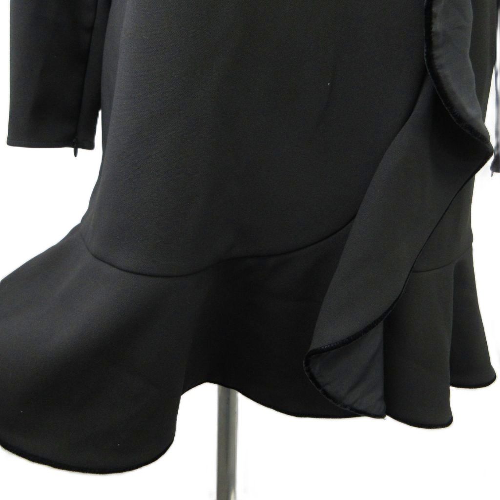 レッド ヴァレンティノ RED VALENTINO ワンピース 40 黒 ブラック 長袖