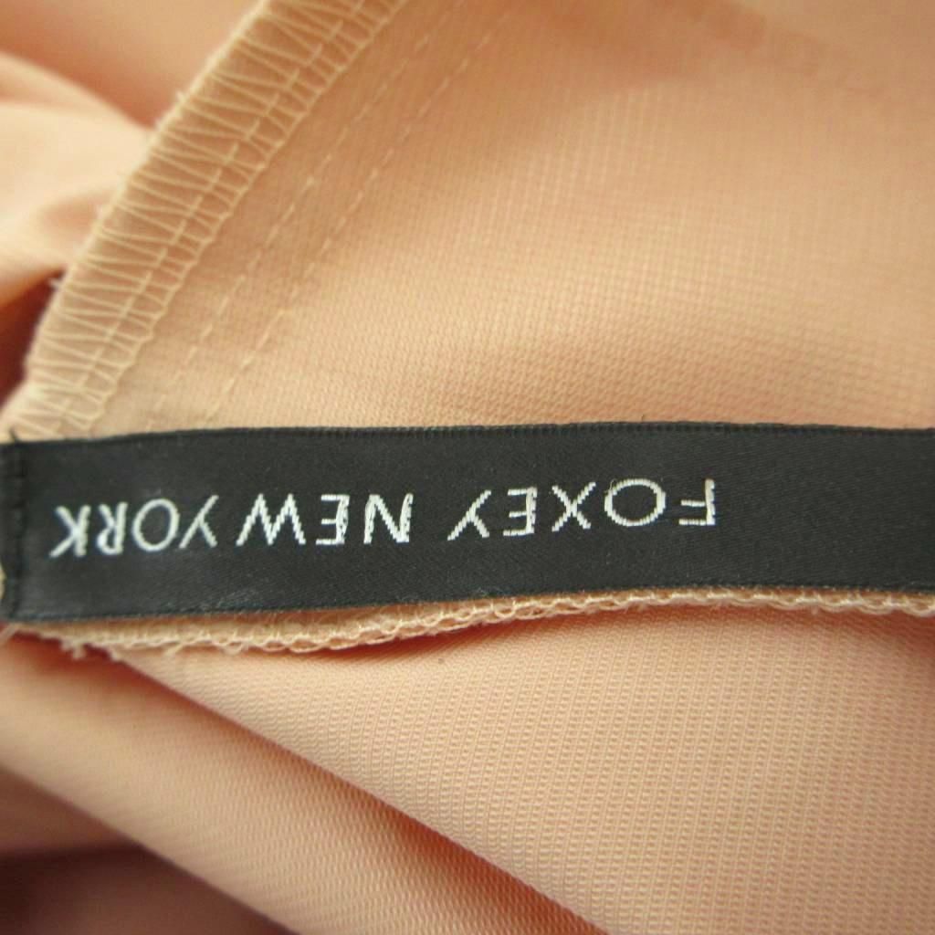 フォクシーニューヨーク FOXEY NEW YORK ノースリーブワンピース 38