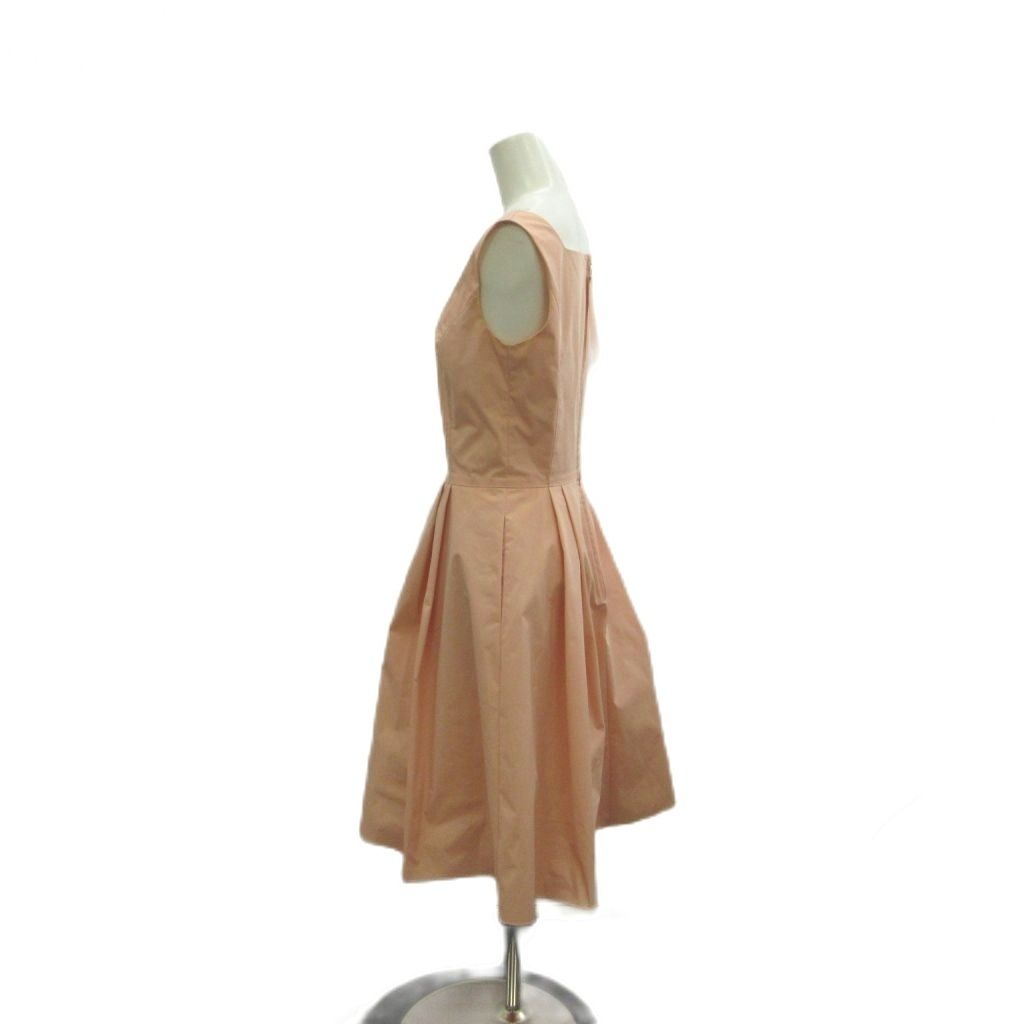 美品✨️フォクシー ノースリーブワンピース バックコンシャス ピンク 38 フォクシーニューヨーク FOXEY NEW YORK ノースリーブワンピース 38